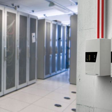 Der Ansaugrauchmelder „TITANUS REX“ von Wagner wird auf der Essener Fachmesse Security (22. bis 25. September) erstmals präsentiert. (Bild: Wagner)