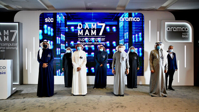 Dammam 7 has 55.4 petaflops of peak computing power, allowing it to process and image the world’s largest geophysical datasets. (Saudi Aramco)