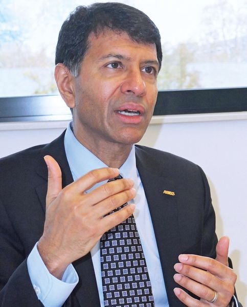 Dr. Ajei  Gopal, CEO der Ansys, Inc., über Discovery Live und die Bedeutung der Simulation für Konstruktion.  (U. Drescher/konstruktionspraxis)