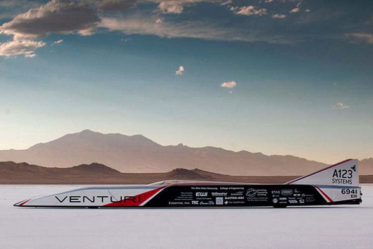 Rekordbrecher: Der Buckeye Bullet 3 soll im Herbst 2012 die 650-km/h-Marke knacken (Venturi)