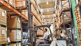 Vom Gegengewichtsstapler TX3 werden zwei Fahrzeuge am Messestand zu sehen sein. (Unicarriers)