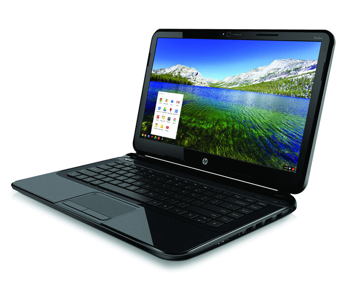 Als Betriebssystem ist Googles Chrome OS aufgespielt. (Bild: HP)