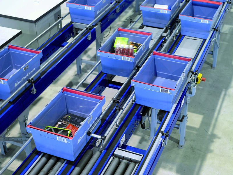 Aus den sechs voll integrierten Basismodulen des Twinveyor von Vanderlande lassen sich hochverfügbare, maßgeschneiderte Förderanlagen realisieren. Bild: Vanderlande Industries (Archiv: Vogel Business Media)