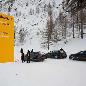 Auf einer Fahrvorführung in den österreichischen Alpen stellte Continental den neuen Wintercontact TS 850 P vor.