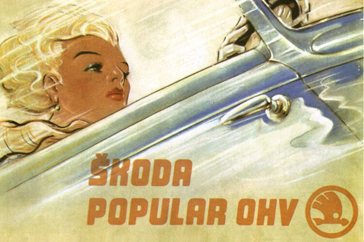Werbung musste auch in den 30er Jahren sein: Hier wirbt Skoda für Popular. (Skoda)