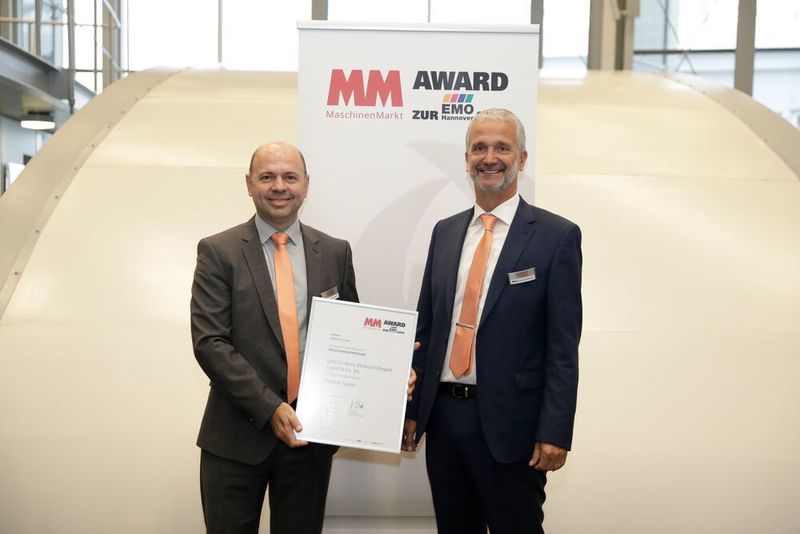 Shortlist-Teilnehmer in der Kategorie „Präzisionswerkzeuge“: Emuge-Werk Richard Glimpel GmbH & Co. KG, für das Gewindewerkzeug Emuge Taptor.  (MICHAELHECK-FOTOGRAFIE.DE)