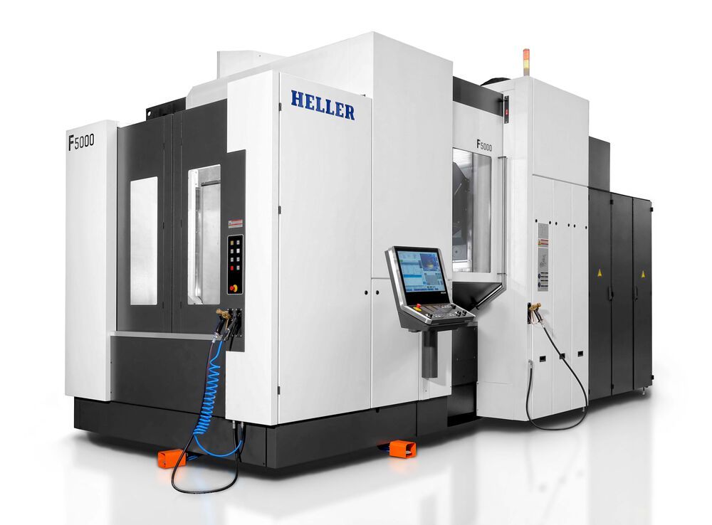 Heller debuts smaller F 5000 machining center with advanced options