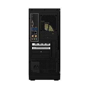Die Rückseite des MAG Infinite Z: Der LAN-Port unterstützt 2,5-Gigabit-Ethernet, der WLAN-Controller mit Mediatek-Chip Wi-Fi 7. (Bild:  MSI)