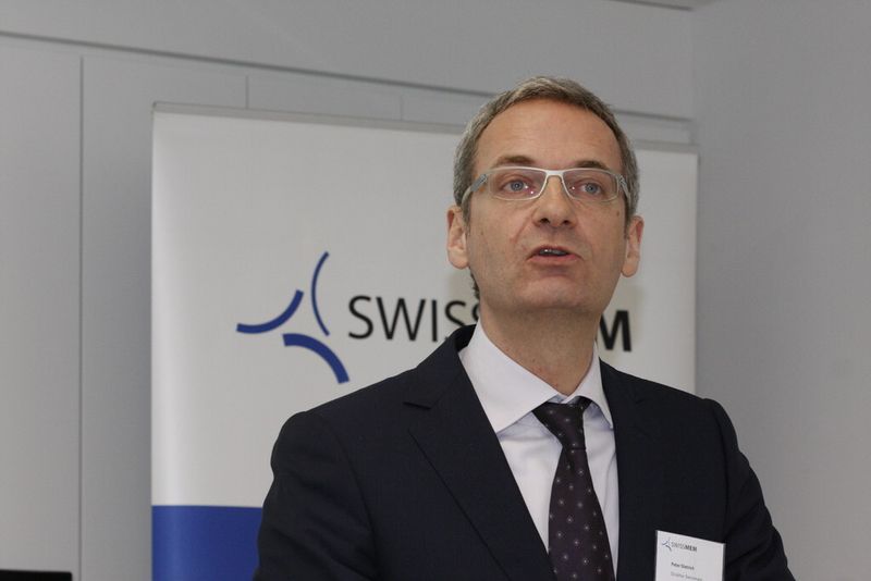 Es ist schon eine Weile her das Swissmem positive Nachrichten verkünden konnte, wie Peter Dietrich, Direktor Swissmem zu Beginn der Pressekonferenz betonte:“Die Zahlen der letzten Monate lassen vorsichtigen Optimismus für die MEM-Industrie aufkommen“. (Bild: Matthias Böhm/SMM)