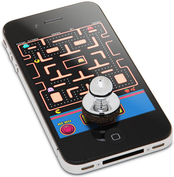 Thinkgeek bietet mit dem Joystick-IT Arcade einen Joystick für iPhones und iPads an. (Bild: Thinkgeek)