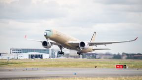 An Airbus A350-1000 ULR on a test flight in Toulouse. (Airbus)