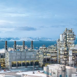 Europas größte, von Linde Engineering gebaute LNG-Anlage in Melkoya, Hammerfest, Norwegen.