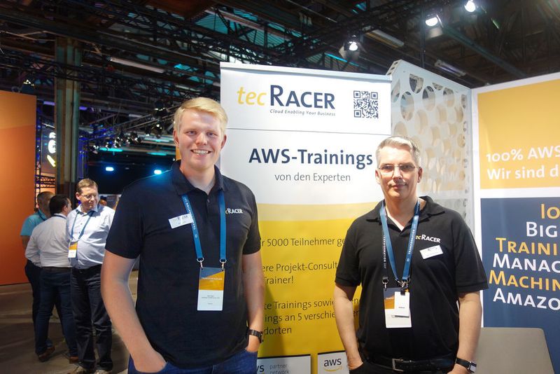 AWS-Experten-Trainings gibt es von Nils Stahl und Sven Ramuschkat, Geschäftsführer (tecRacer) (v. l.). (Vogel IT-Medien)