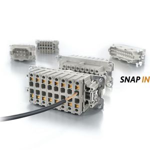 Rockstar – Schwere Steckverbinder mit Snap In-Technologie (Bild:  Weidmüller)