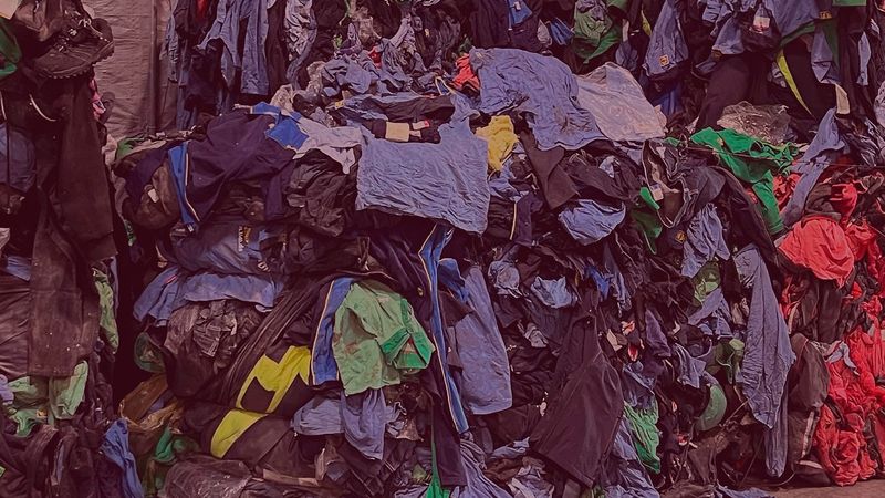 Eine Studie zeigt, dass sich polyesterhaltige Textilabfälle in Biokunststoff umwandeln lassen.(Bild:  Beneficial Design Institute GmbH)