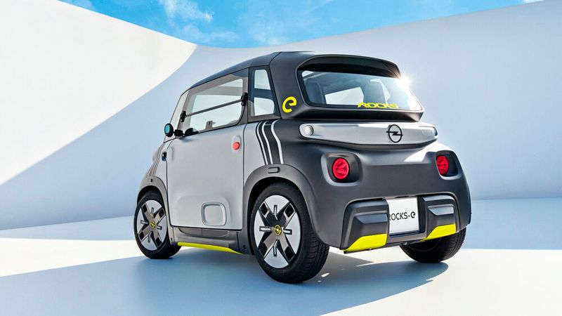 Der Rocks-E dürfte deutlich unter 10.000 Euro starten, einen offiziellen Preis gibt es aber noch nicht. (Bild: Opel)