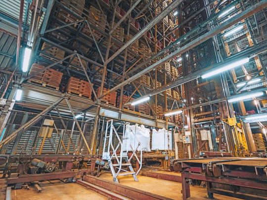 Automatisiertes Kanallager (ABL) mit rund 14.000 Palettenstellplätzen: Auf 15 Ebenen sorgen bis zu fünfzehn Trolleys sowie moderne Fördertechnik für effiziente Ein- und Auslagerung – auch bei 16-fach tiefer Lagerung über zwei verbundene Gebäude.(Bild:  IGZ)