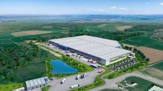 Die Pfenning Logistics Group errichtet zwei temperaturgeführte Logstikzentren in Hessen. Genauer gesagt bei Bad Hersfeld. Hier der geplante Bau namens Multicube Osthessen... (Pfenning Logitics)