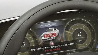 Die Fehlermeldung im Auto kann dank Vernetzung direkt einen Werkstattauftrag auslösen. (Continental)