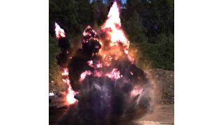 Im kürzlichen Härtetest beim Swedish EOD and Demining Centre/Swedec brachte der Digger D250 450 Anti-Personen-Minen und drei Panzerminen mit bis zu 8 kg TNT zur Explosion – und die Lager funktionieren immer noch einwandfrei. (Bild: Timken)
