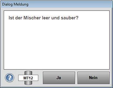 Die Anweisungen zur Mischerbeschickung sind Klartextanzeigen. (Weidmüller GTI)