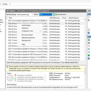 WSUS gilt mittlerweile veraltet und kann nicht alle Updates verteilen. (Bild:  Thomas Joos)