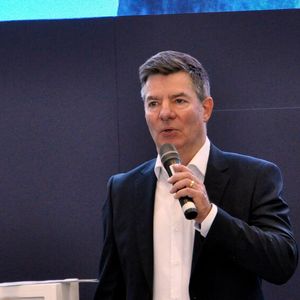 Maxus-Deutschland-Chef Gerald Lautenschläger will bis Jahresende 2.000 Maxus-Transporter an den Handel ausliefern.(Bild:  Wehner/Vogel Communications Group)