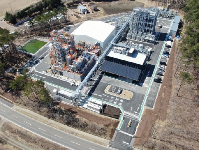 The demonstration plant is approximately 1/10th the size of a commercial plant, and ethanol will be produced from municipal waste sourced from Kuji City, which will total approximately 20 tons per day. (Sekisui Chemical )