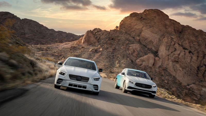 Mercedes präsentiert die neue E-Klasse im März auf dem Auto Salon in Genf. (Mercedes)