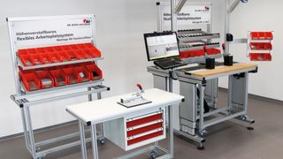 Auf Basis seines Produktbaukastens entwickelt RK Rose+Krieger ergonomische Arbeitsplatzsysteme. (RK Rose+Krieger)