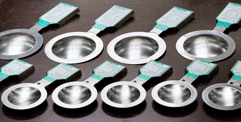 Rupture discs from Rembe are just as individual as the processes in the chemical, pharmaceutical or food industry. They are individually manufactured and tested for each application.  (Rembe)