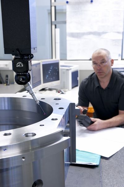 Die Qualitätssicherung nimmt Berghoff Ernst. (Berghoff)