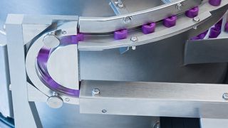 Auf der Automatica 2014 präsentiert Pfuderer Zuführsysteme für schnelltaktende Produktionsanlagen. (Bild: Pfuderer)