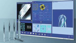 Das Messen von Schneidenradien, Winkeln, Längen und Durchmessern erfolgt automatisch auf Knopfdruck, wobei hochauflösende Optiken in Kombination mit schneller Beleuchtung eine gute Darstellung im Auflicht garantieren. Bild: E. Zoller (Archiv: Vogel Business Media)