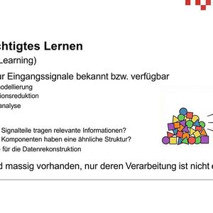Unbeaufsichtigtes Lernen (Unsupervised Learning): Ohne vorgegebene Zielwerte durchwühlt der Algorithmus Rohdaten eigenständig und sortiert sie nach selbst entdeckten Gemeinsamkeiten (Clustern).(Bild:  Mittelstand-Digital-Zentrum Augsburg)