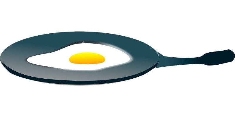 Am 4. Juli sollte man sich dem kulinarischen Kalender der USA zufolge ein Ei braten, und zwar auf dem Gehweg. Schließlich ist nationaler Brate-Eier-auf-dem-Gehweg-Tag. (gemeinfrei)