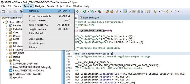Bild 6: Kleines Refactoring im Programmcode-Editor (Microconsult)