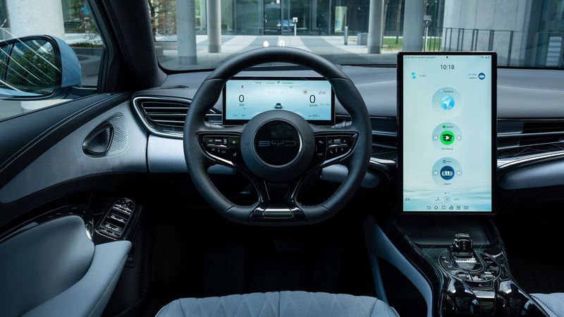 ... kann per Knopfdruck gedreht werden. (Bild: BYD)