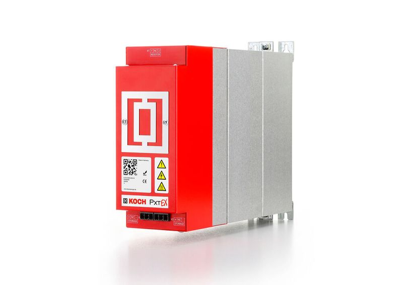 Die Energiemodule Pxt EX bringen ergänzendes Speichervolumen für die aktiven Energiemanagementgeräte. (Bild: Michael Koch)