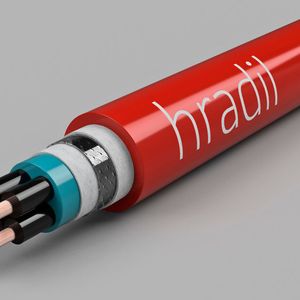 Das Bild zeigt das Hradil-Offshore-Steuerkabel HB44 in der Längsansicht.