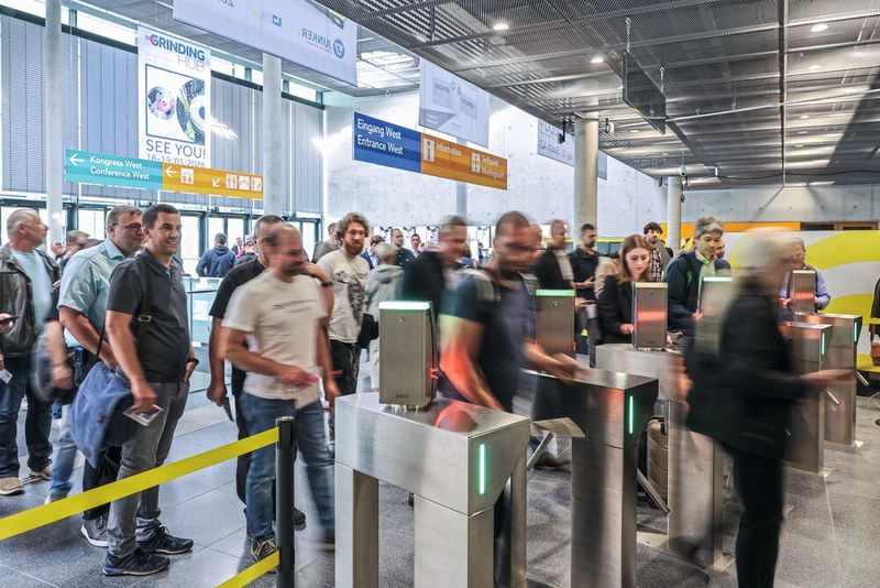 Mit der dritten Ausgabe hat die GrindingHub ihre Rolle als internationale Leitmesse der Schleiftechnik weiter gefestigt.(Bild:  VDW)