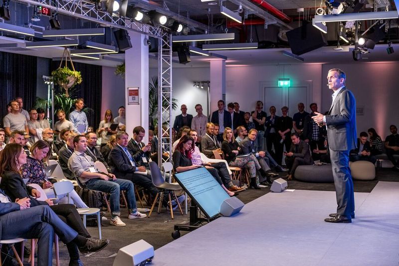 Google Safety Engineering Center: Kent Walker, Senior Vice President of Global Affairs und Chief Legal Officer, eröffnet das globale Zentrum für Datenschutz in München. (Markus Mielek / Google)