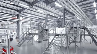 Modular factory equipment makes it possible to adopt a flexible and standard-compliant approach when adapting high-tech manufacturing to ever-faster innovation cycles. (Source: item Industrietechnik )