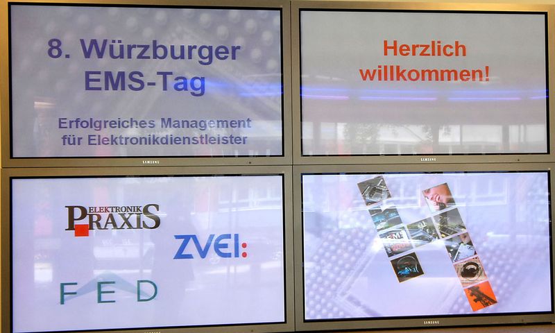 Der Würzburger EMS-Tag wird jährlich von den Initiatoren des E²MS-Award - ELEKTRONIKPRAXIS, FED und ZVEI - veranstaltet (Archiv: Vogel Business Media)