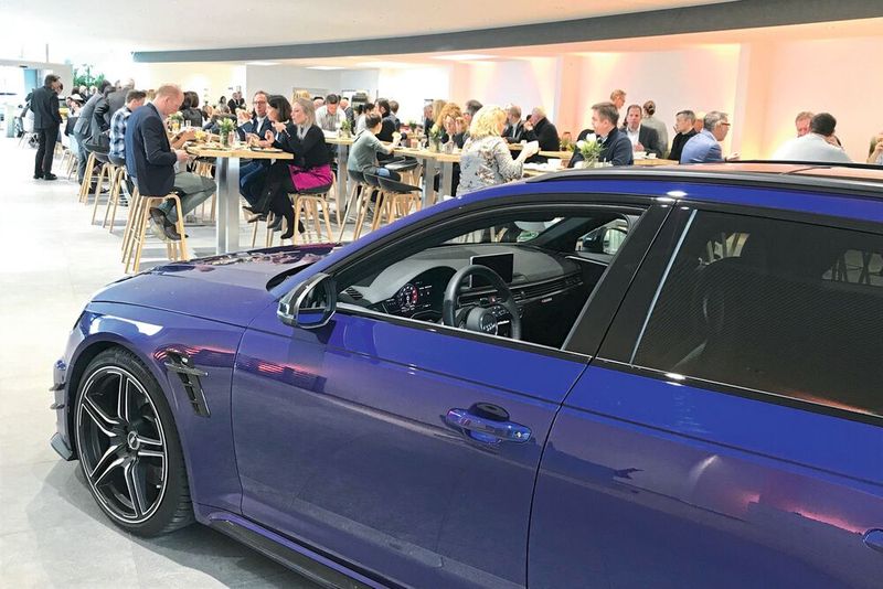 Der Ausstellungsraum ist gut 500 Quadratmeter groß. (Bild: Scherer-Gruppe)