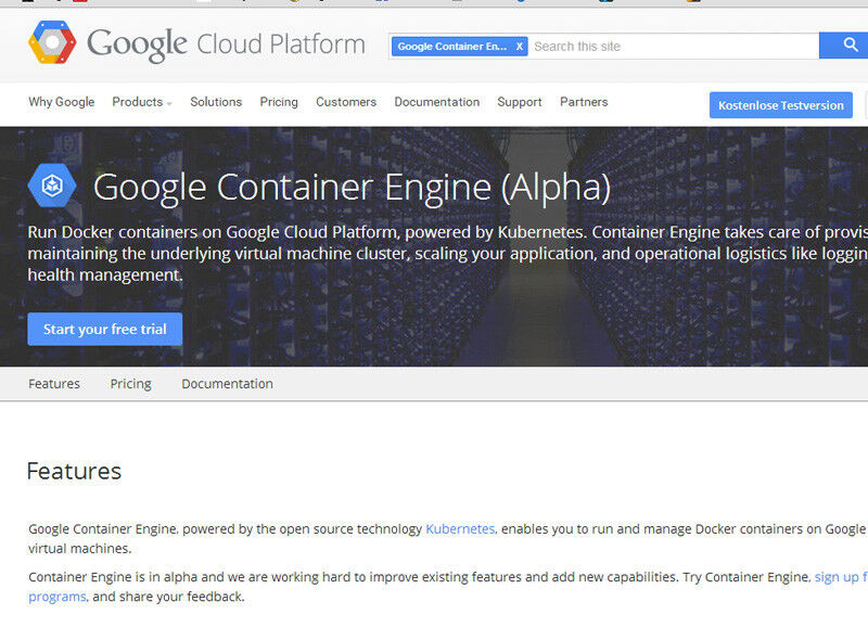 Auch Google setzt bei seiner Cloud-Plattform zukünftig auf Docker-Container. (T. Joos)