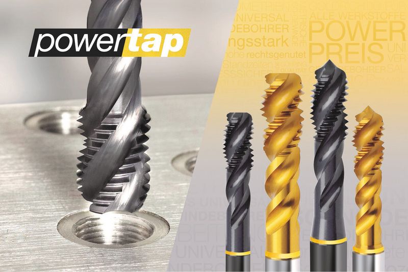 Spezielle Makro- und Mikrogeometrien sowie Beschichtungen machen die PowerTaps zu echten Allroundern. (Bild: Gühring)