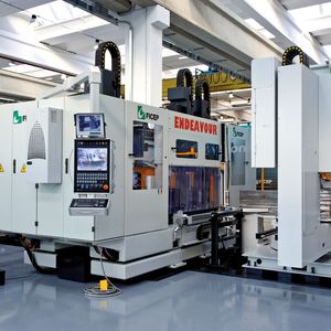 Insgesamt zehn Maschinen hat Ficep in seinen neuen Showroom gestellt. Interessenten können dort Teile produzieren lassen, um sie zu testen.