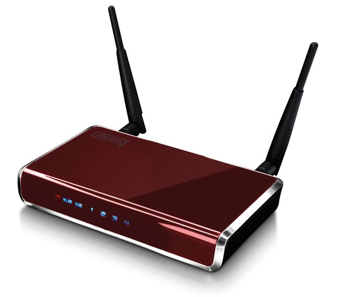 Red Rapid X DN-7060 von Digitus hat zwei austauschbare Antennen. (Archiv: Vogel Business Media)