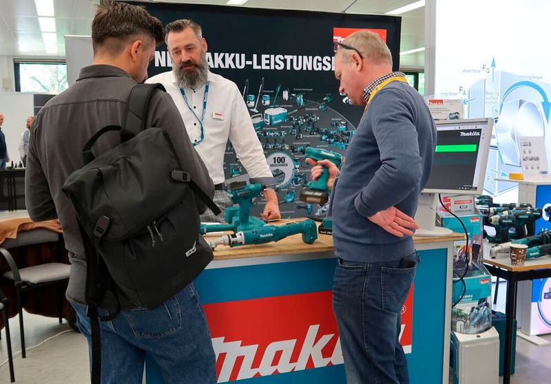 Makita zeigte seine Zählschrauber zur Werkerunterstützung. (Bild: D.Quitter - VCG)